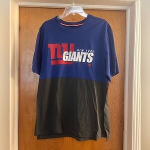 Nike NFL NY Giants Men’s Blue & Charcoal Crew Neck Short Sleeve Tee